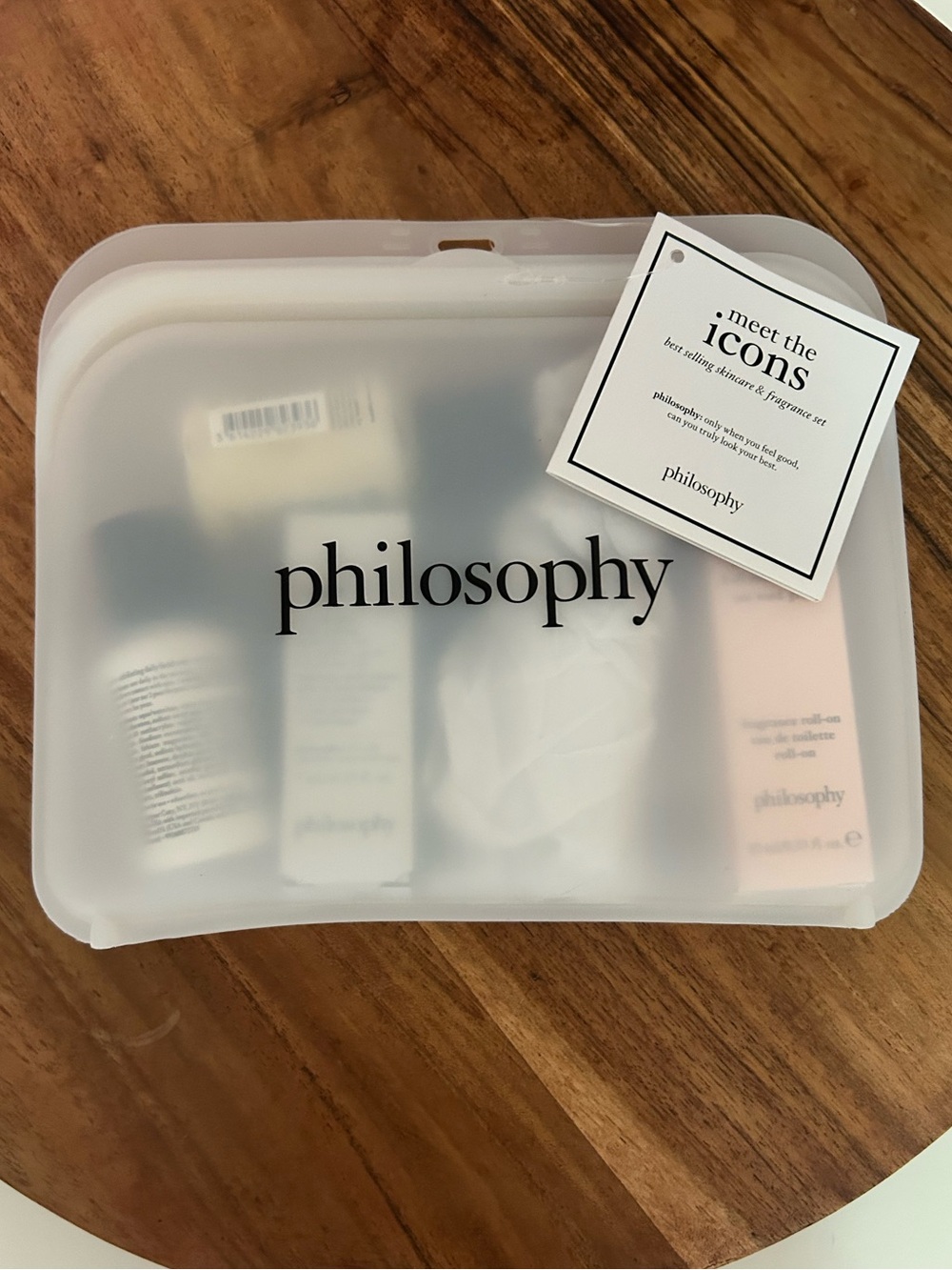 Philosophy “Meet the Icons” bestsellers travel kit